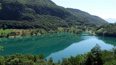 Lago di Garda - sever, Monte Baldo a Tremalzo