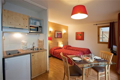 Val Thorens – Orelle – Les 3 Vallées – Le Hameau des Eaux d'Orelle - interiér rezidence - st.2 - typové foto