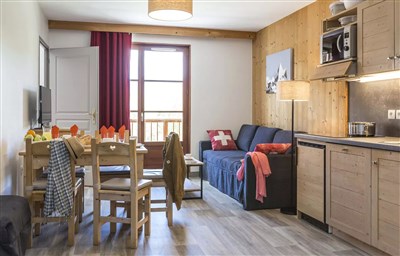 Les Sybelles – L'Orée des Pistes - interiér rezidence L´Orée des Pistes - typové foto