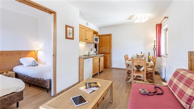 Les Sybelles – L'Orée des Pistes - interiér rezidence Les Fermes de St. Sorlin - typové foto