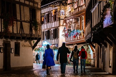 Adventní trhy ve francouzském Štrasburku