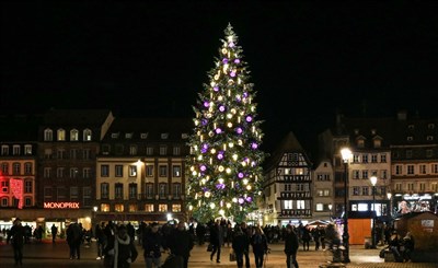 Adventní trhy ve francouzském Štrasburku
