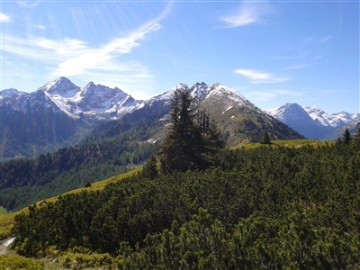 Ennská cyklostezka, Dachstein a Vápencové Alpy