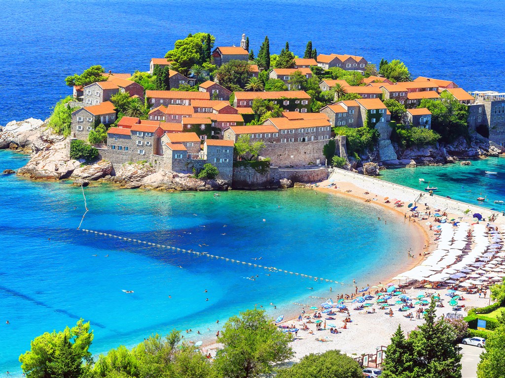 Černá hora s koupáním na budvanské riviéře