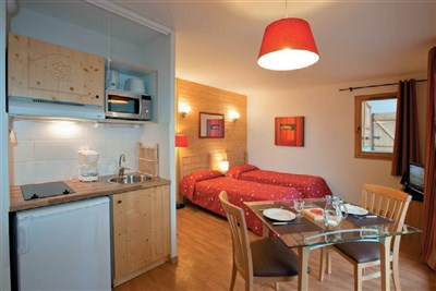 Val Thorens – Orelle – Les 3 Vallées – Le Hameau des Eaux d'Orelle - interiér rezidence - typové foto